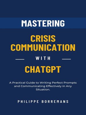 cover image of Mastering Crisis Communication with ChatGPT